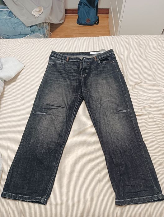 Jeans Baggy Pretas Novas 46