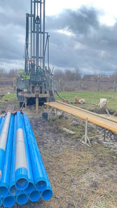 Буріння свердловин на воду Глеваха, Крушинка +монтаж обладнання