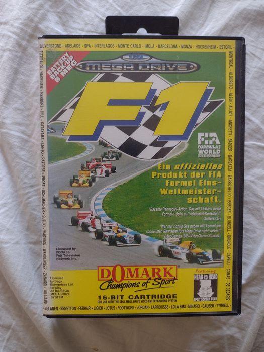 Sega Master System Ayrton Senna Super Monaco GP 2 i Formuła 1 F1