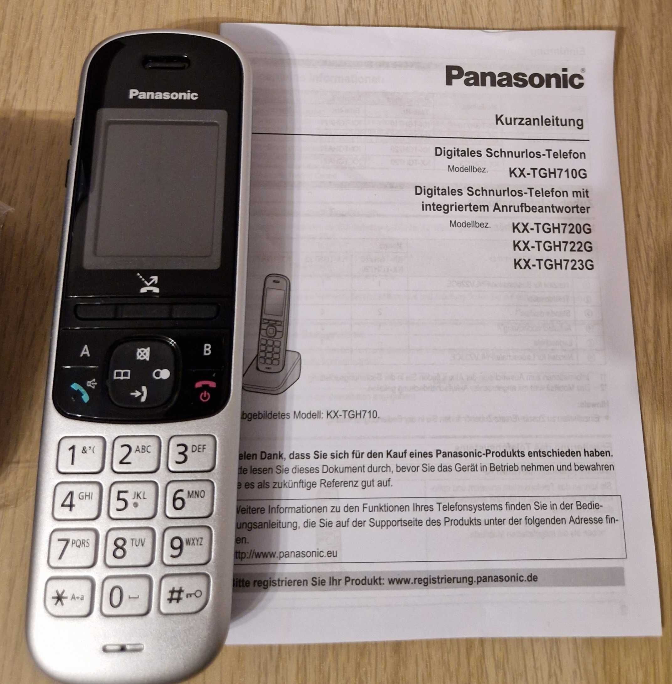 Panasonic KX-TGH720GS telefon bezprzewodowy