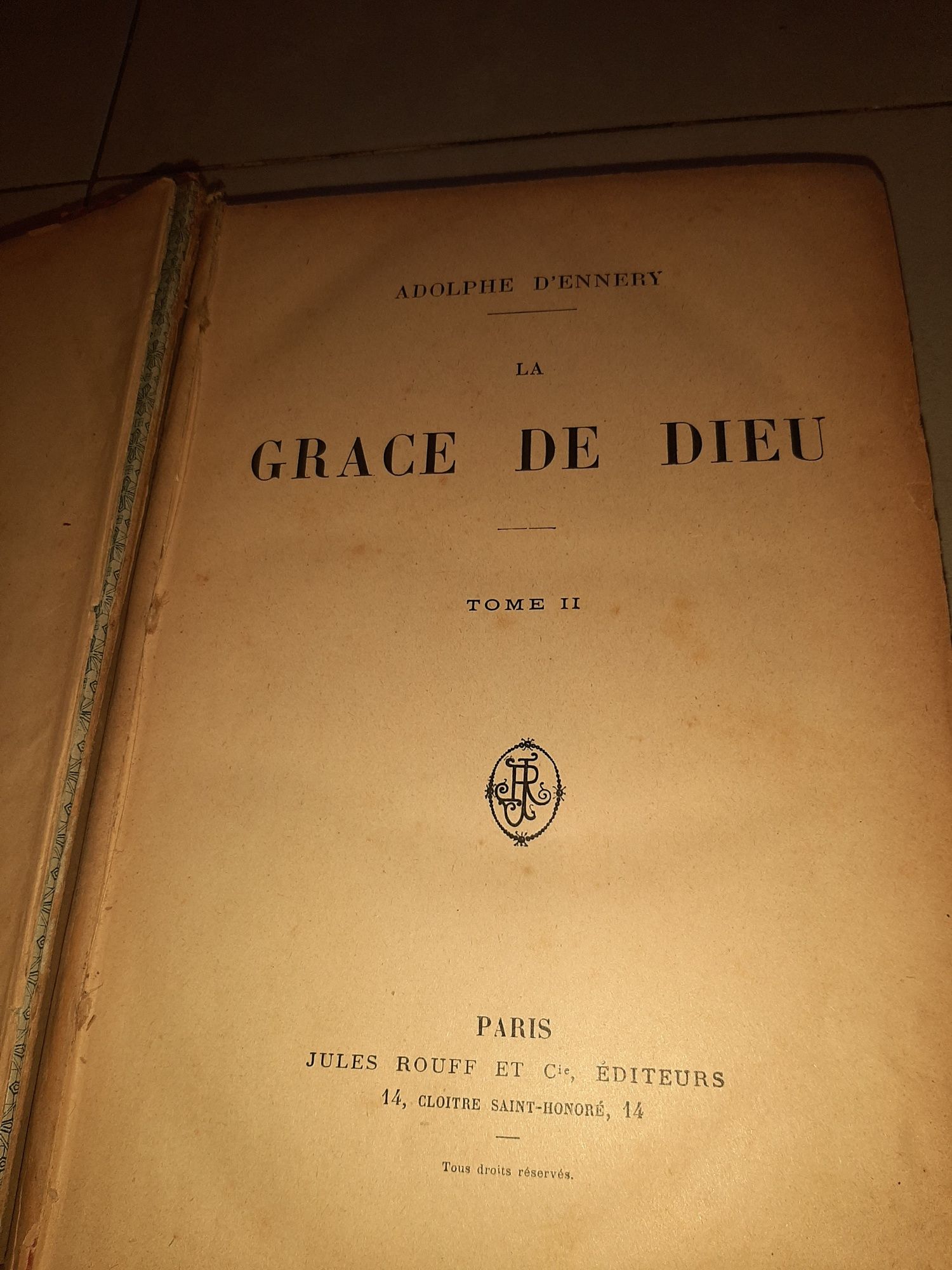 Livros Religiosos dois e Unicos Volumes Ano 1889