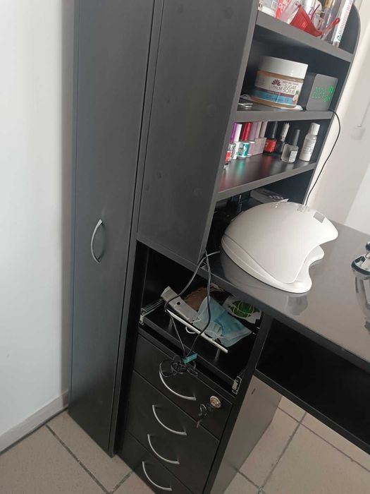 Стіл манікюрний, чорний