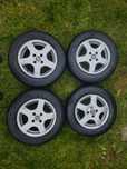 Alufelgi 14" 4x100 ET38 + opony letnie 185/70