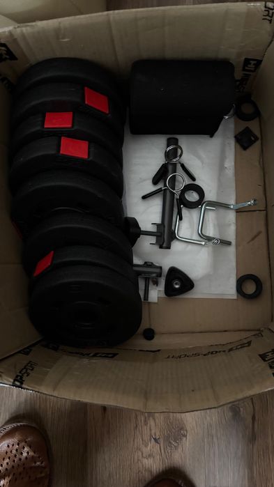 Ławka do ćwiczeń+ obciążenie 60 kg