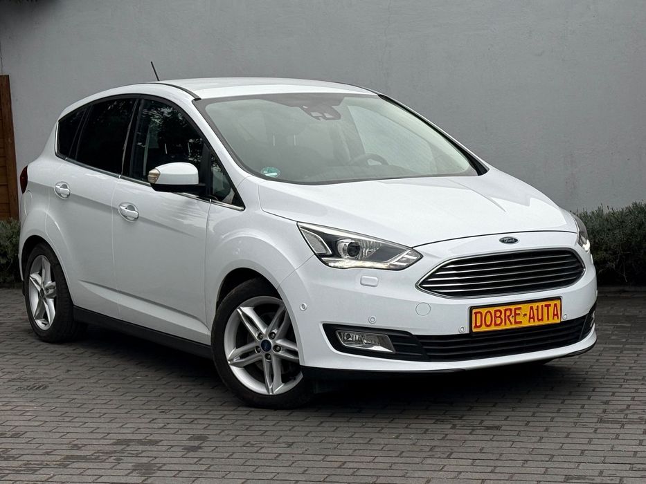 Ford C-MAX Titanium xenon led Navi kamera convers biały niski przebieg warto