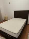 Cama completa - colchão + sommier+cabeceira