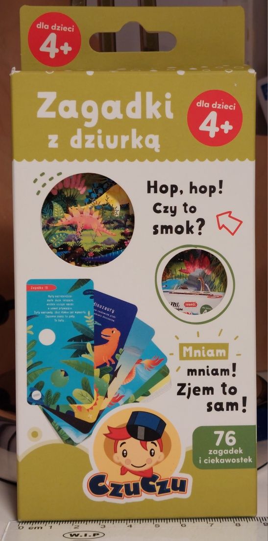 CZUCZU Zagadki z dziurką dla dzieci 4+

Hop, hop, czy to smok? Dzieci