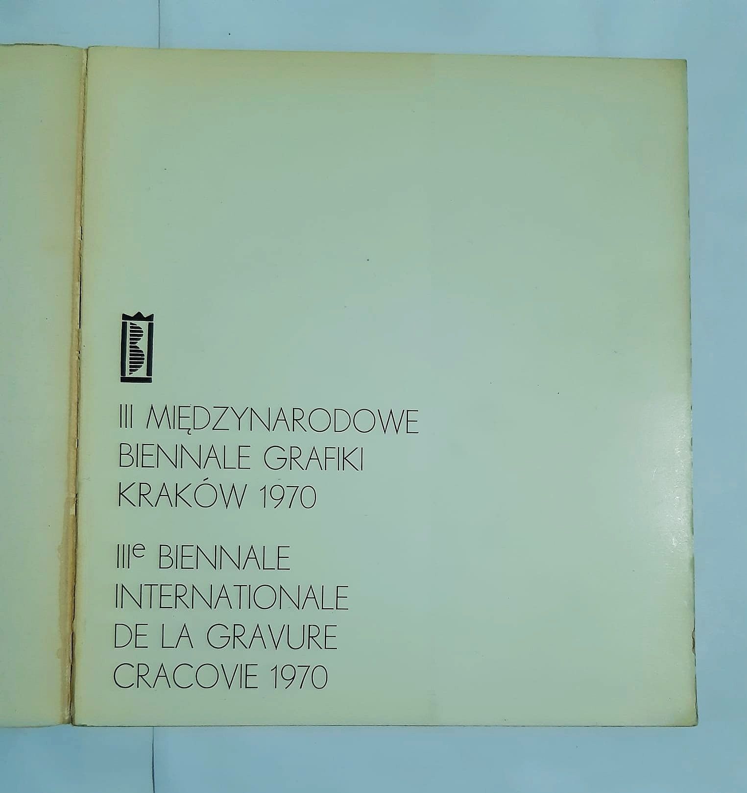 3 międzynarodowe biennale grafiki Kraków 1970
