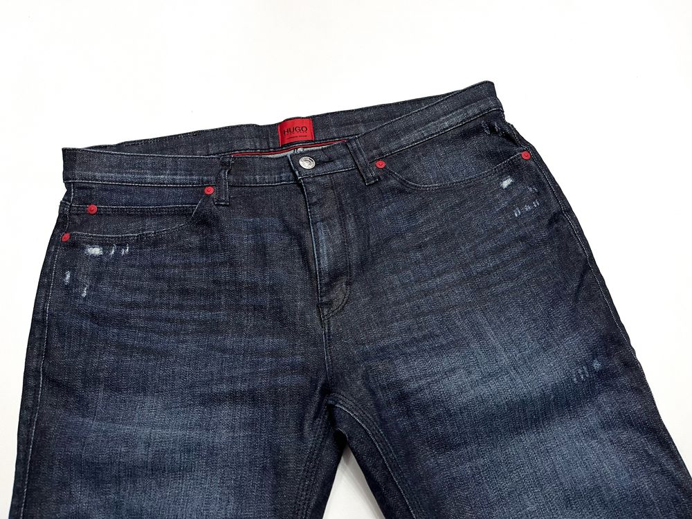 Hugo boss japan denim 32/32 синие джинсы из японского денима