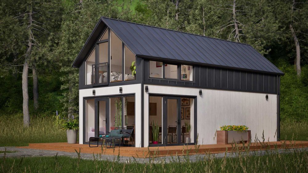 Dom na sprzedaż modułowy 70m, 3 sypialnie, łazienka, ogrzewanie podł.