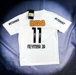 Neymar Santos «Nike» Biała Męska Sportowa Koszulka, T-shirt / XS