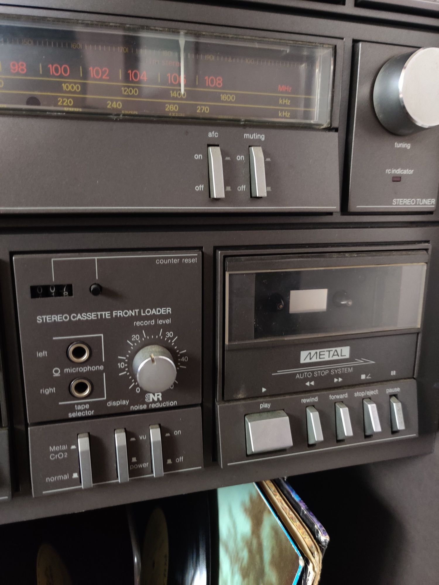 Wieża audio Intercord HiFi Power Rack System 1060 RC