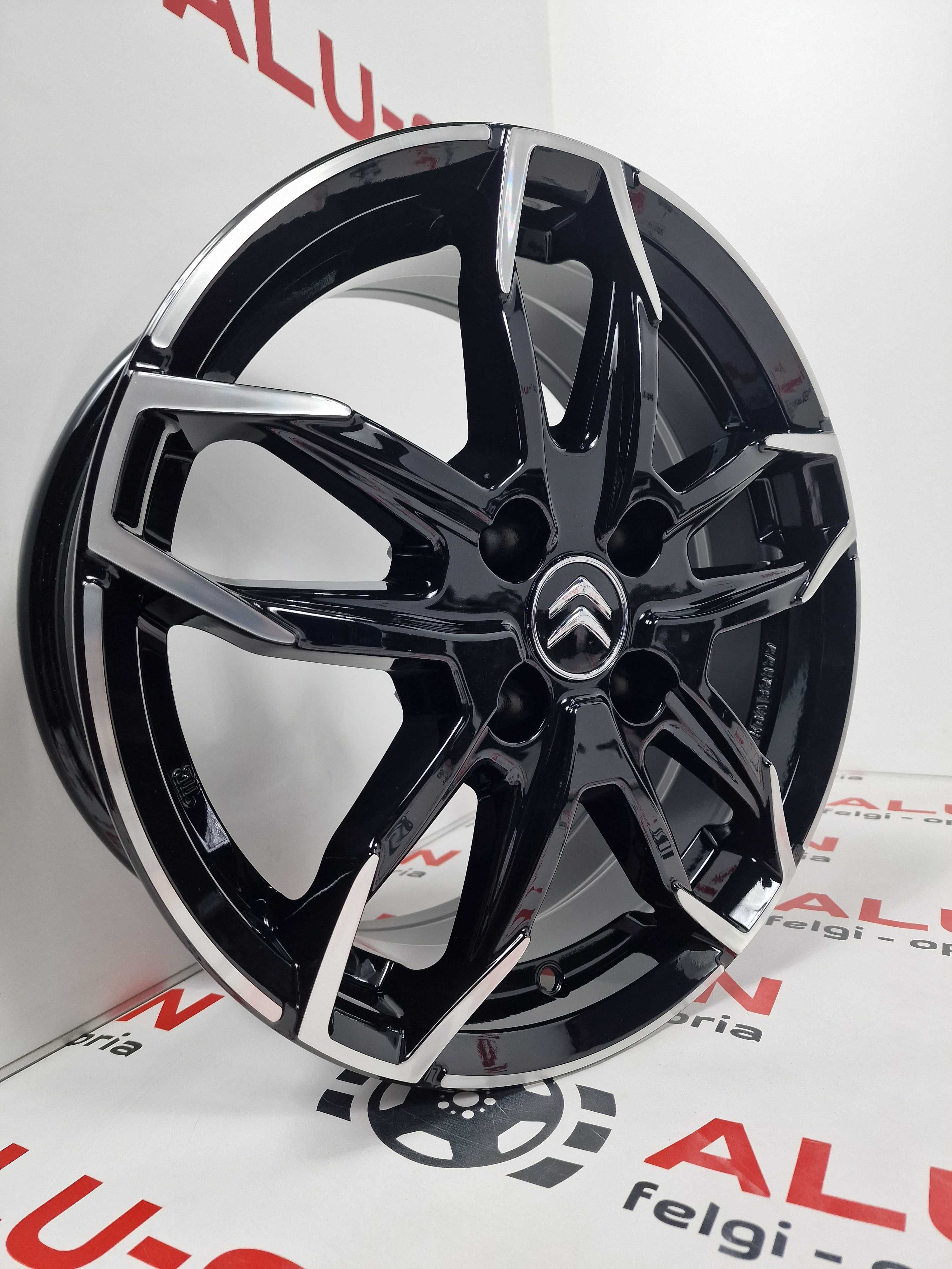 NOWE oryginalne alufelgi CITROEN 16" 4x108 C2 C3 C4 Berlingo - Czarny