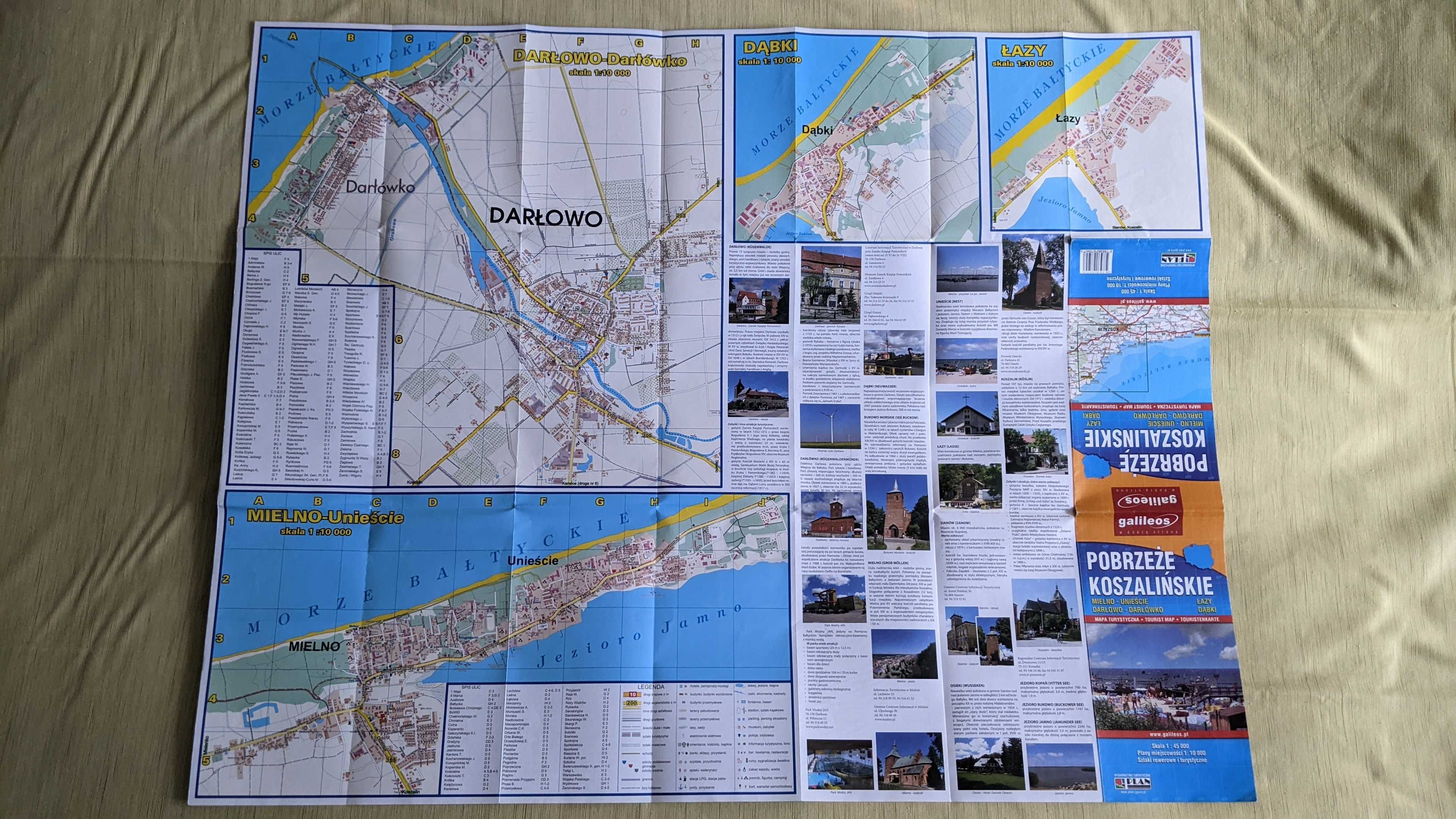 Pobrzeże Koszalińskie : mapa turystyczna | 2009