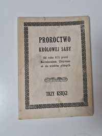 Proroctwo królowej Saby Trzy księgi Od roku 875 przed Narodzeniem