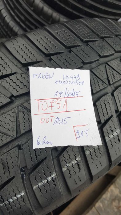 [4szt] Falken 195/65 r15 Zima /// 6mm!!! MONTAŻ GRATIS