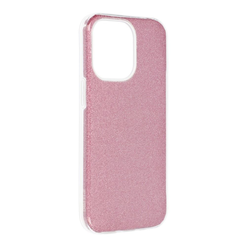 Etui Case Plecki Shining Brokat Iphone 13 Róż + Szkło 9H