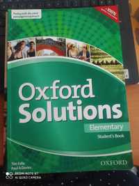 Podręcznik j. angielskiego Oxford Solutions. zielone elementary