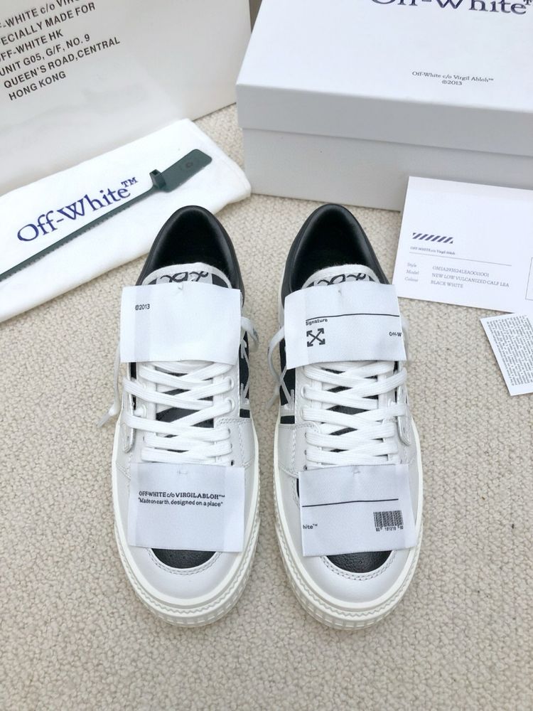 OFF-white кеды мужские белые унисекс кожаные оригинал скороходы