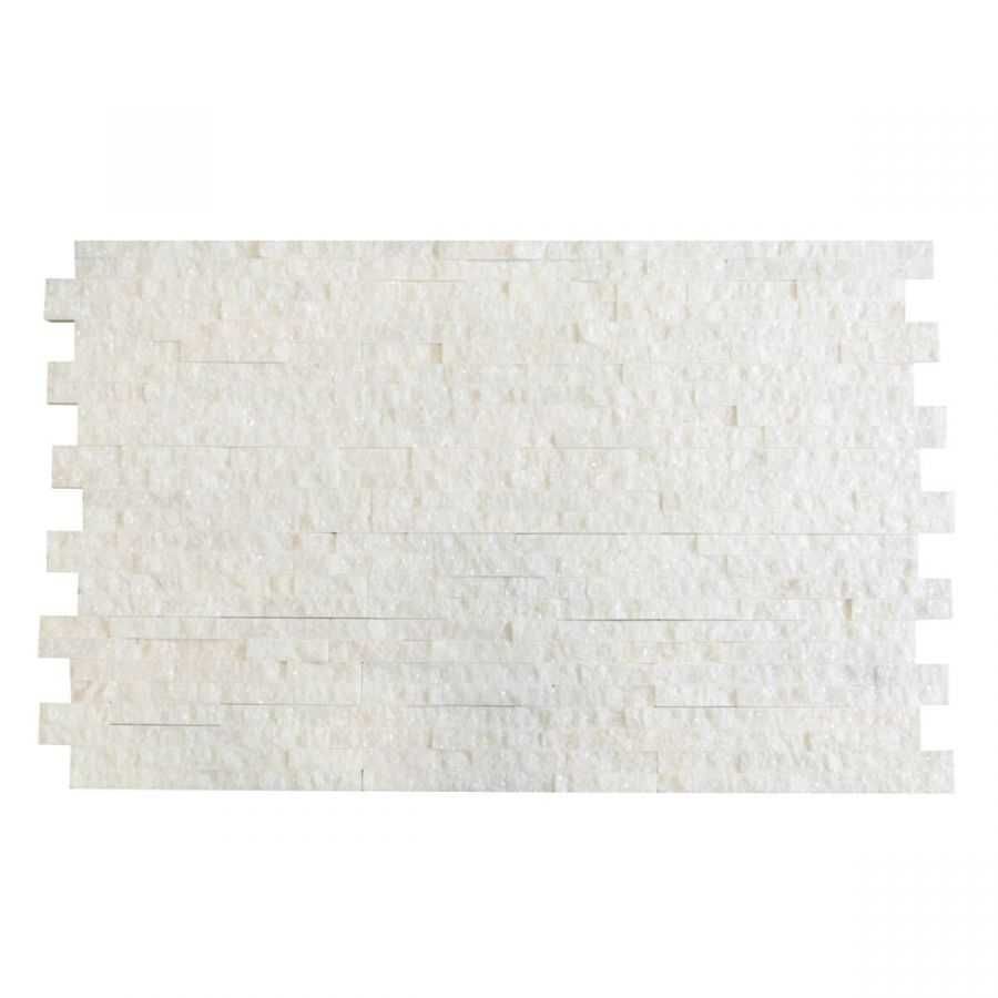 Panel ścienny Marmur White Stackstone 10x36x0,8-1,3 cm PROMOCJA