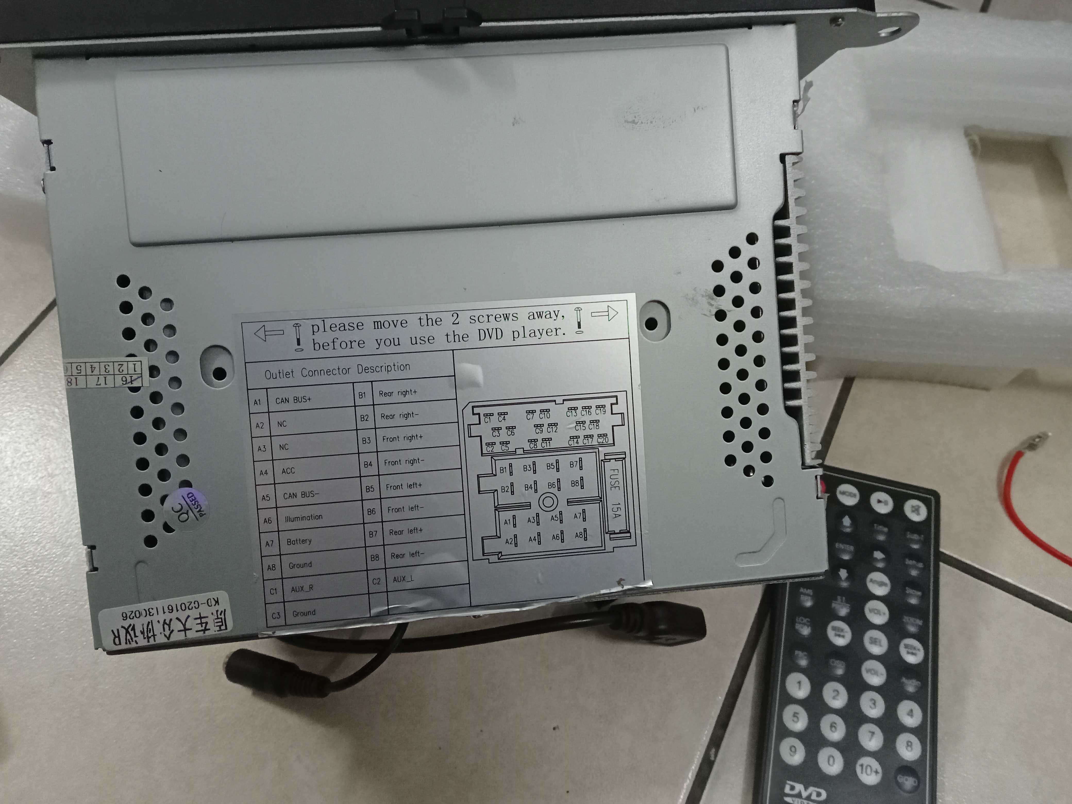 NA 03W6VW0702 Car multimedia system