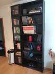 Móvel de sala/estante/decoração com armário vitrine (Bom estado)