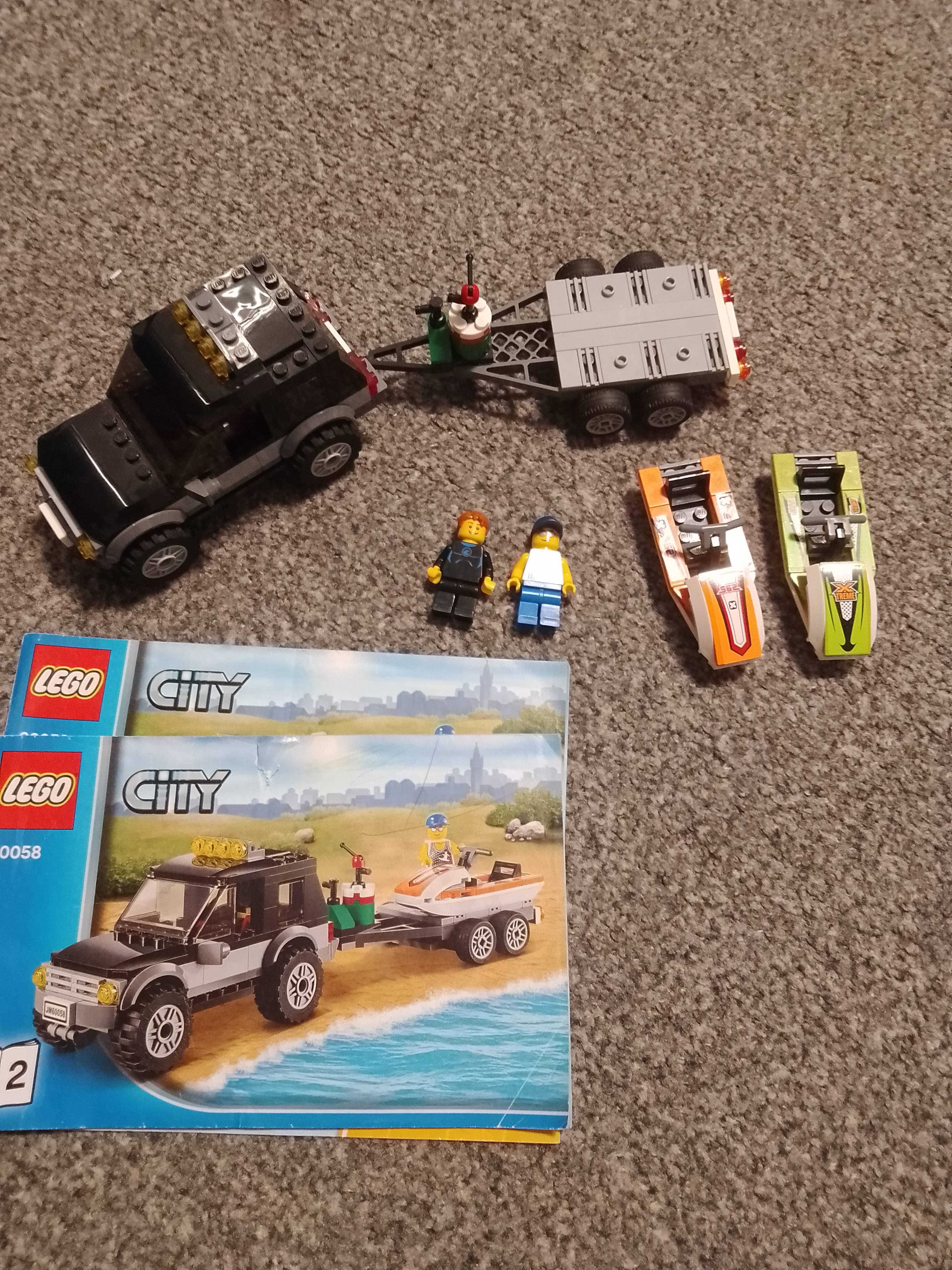 LEGO city 60058 SUV z motorówkami