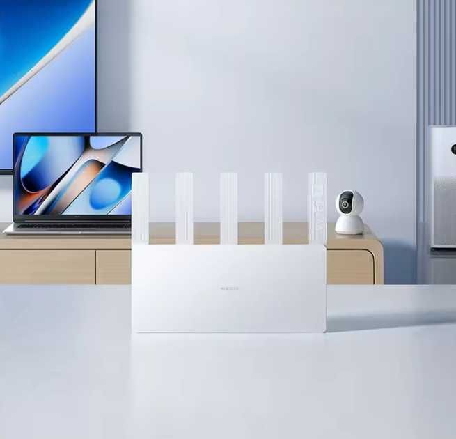 Роутер Xiaomi BE5000 Wi-Fi 7 Маршрутизатор 512 МБ памяти