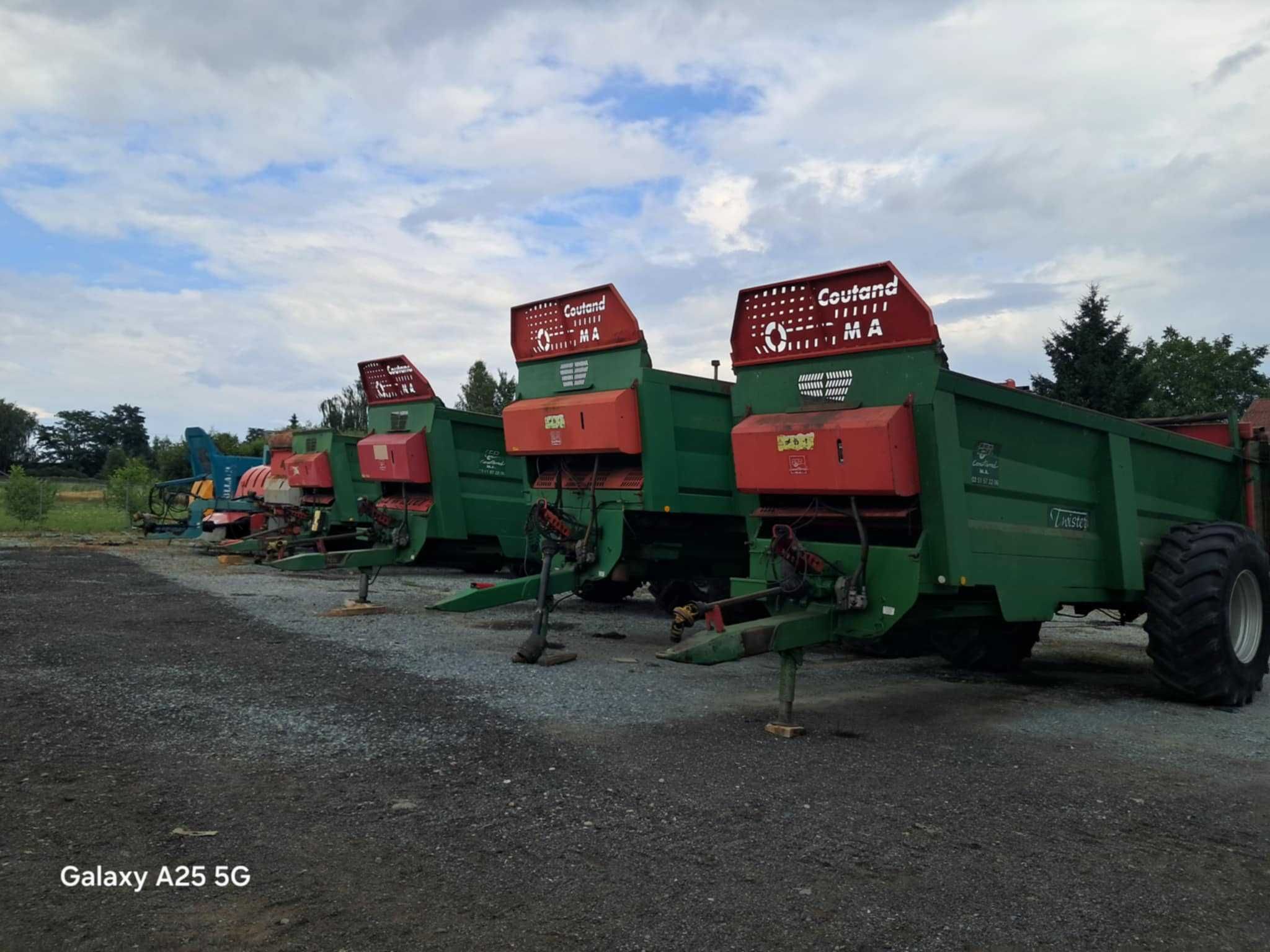 Rozrzutnik obornika Coutand 14 ton,rok 2017(Jeantil,Rolland,Brochard)