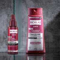 Шампунь и спрей Bioblas forte с комплексом B19 для роста волос