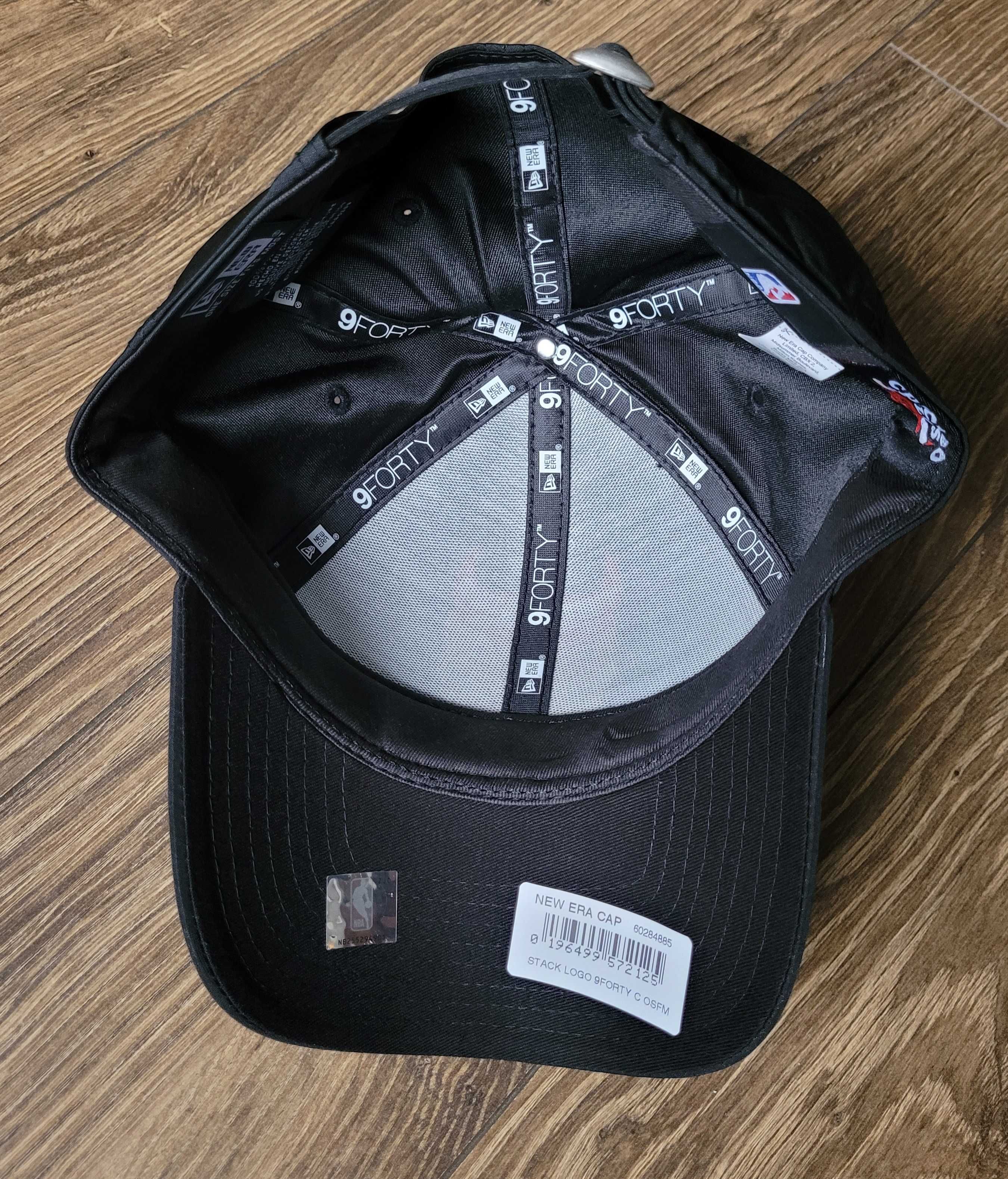 czapka z daszkiem New Era 9Forty Chicago Bulls NBA czarna logo NOWA