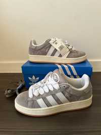 Adidas campus 00s 00 s szare biale zamszowe buty sportowe 39 1/3