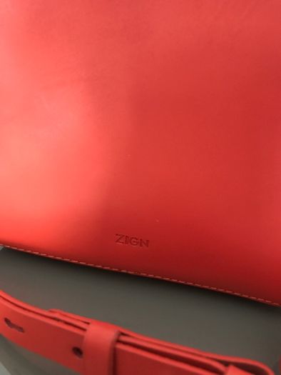 Czerwona skórzana torebka ZING
