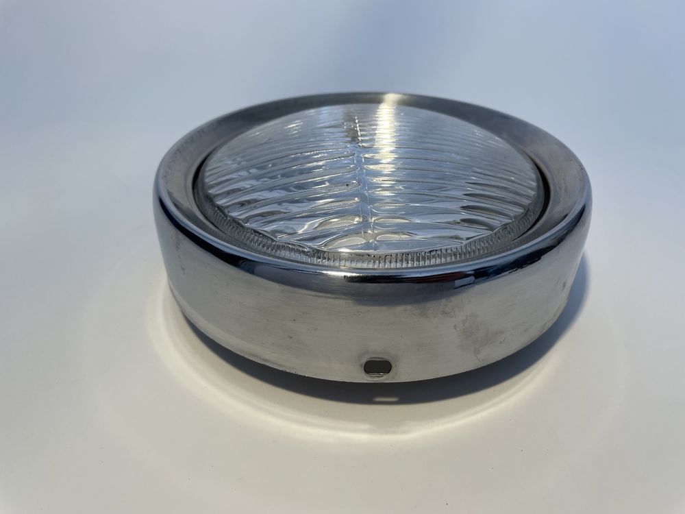 Farol redondo 130mm s/ lâmpadas