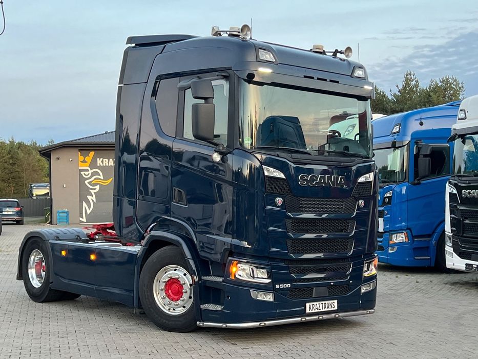 Scania S500 z Niemiec full opcja hydraulika skóry alcoa navi full led 6x poduszek  S500 z Niemiec full opcja hydraulika skóry alcoa navi 6x poduszek