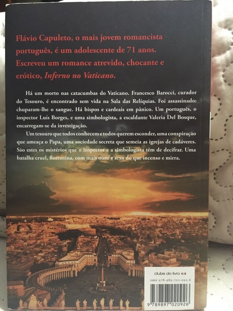 Livro “Inferno no Vaticano”