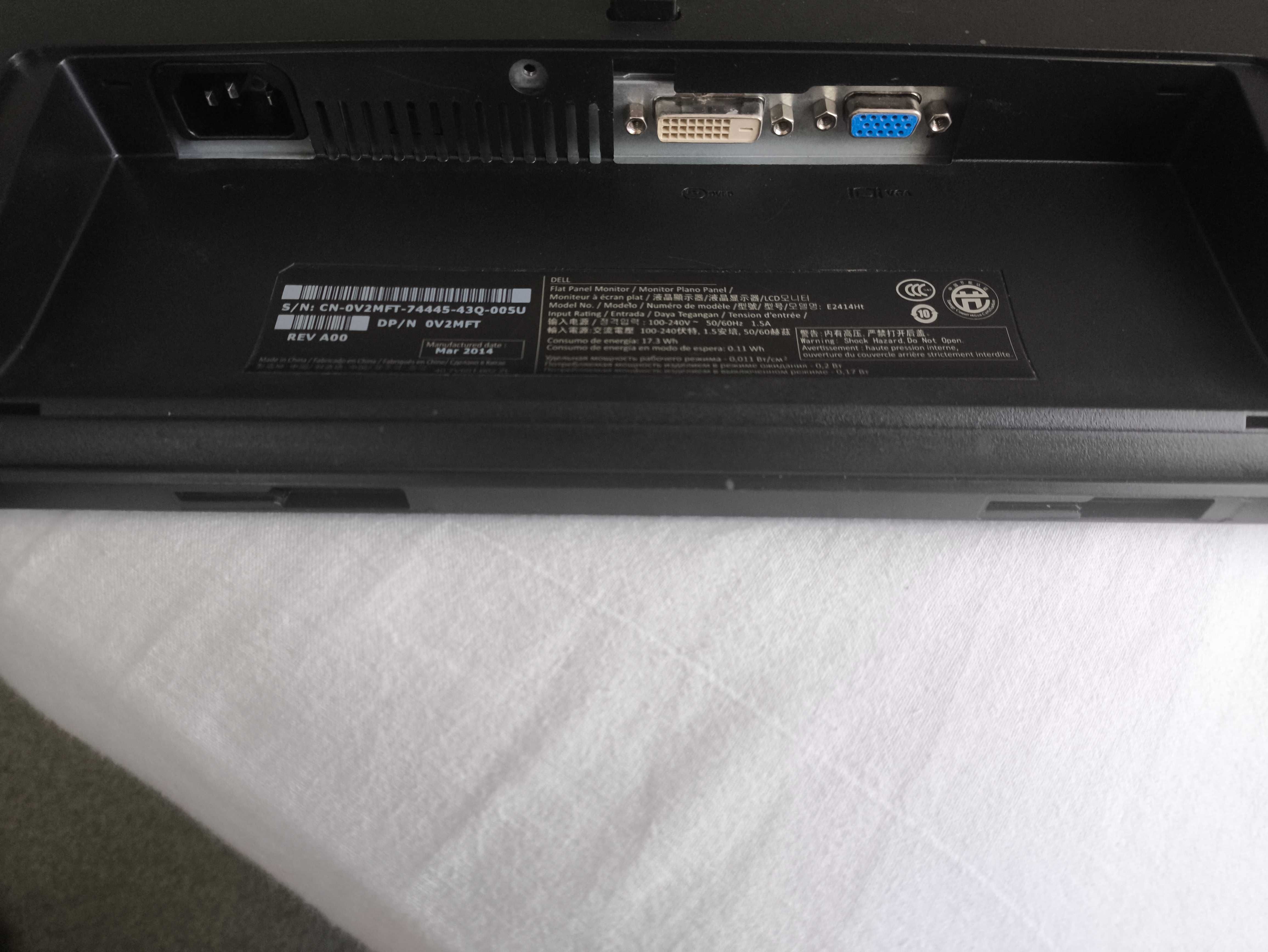 Monitor 24" Dell 2414Ht
