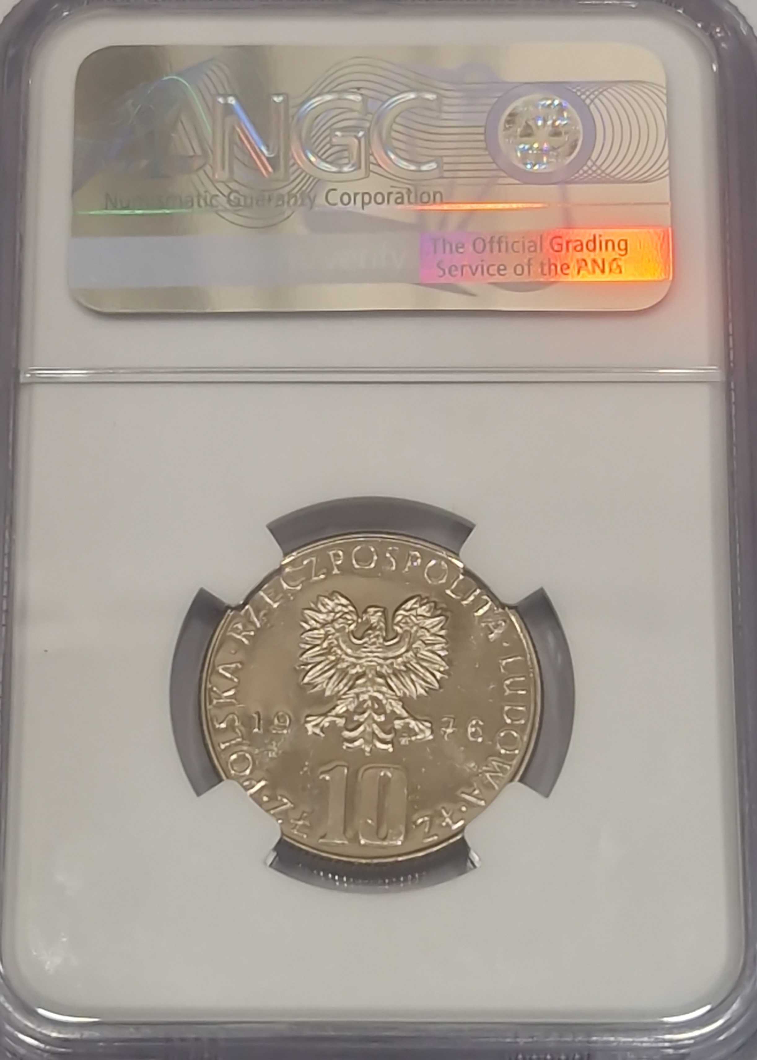RRR 10 złotych 1976 Bolesław Prus PROOF LIKE Max Nota Świat