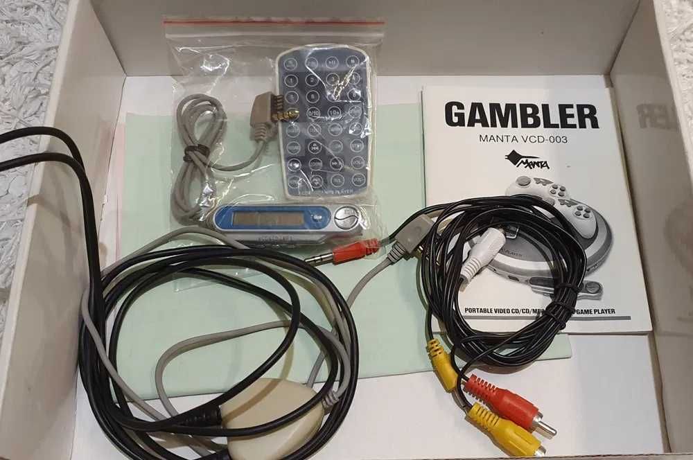 Konsola Manta Gambler VCD-003 gry Pegasus CD MP3 discman