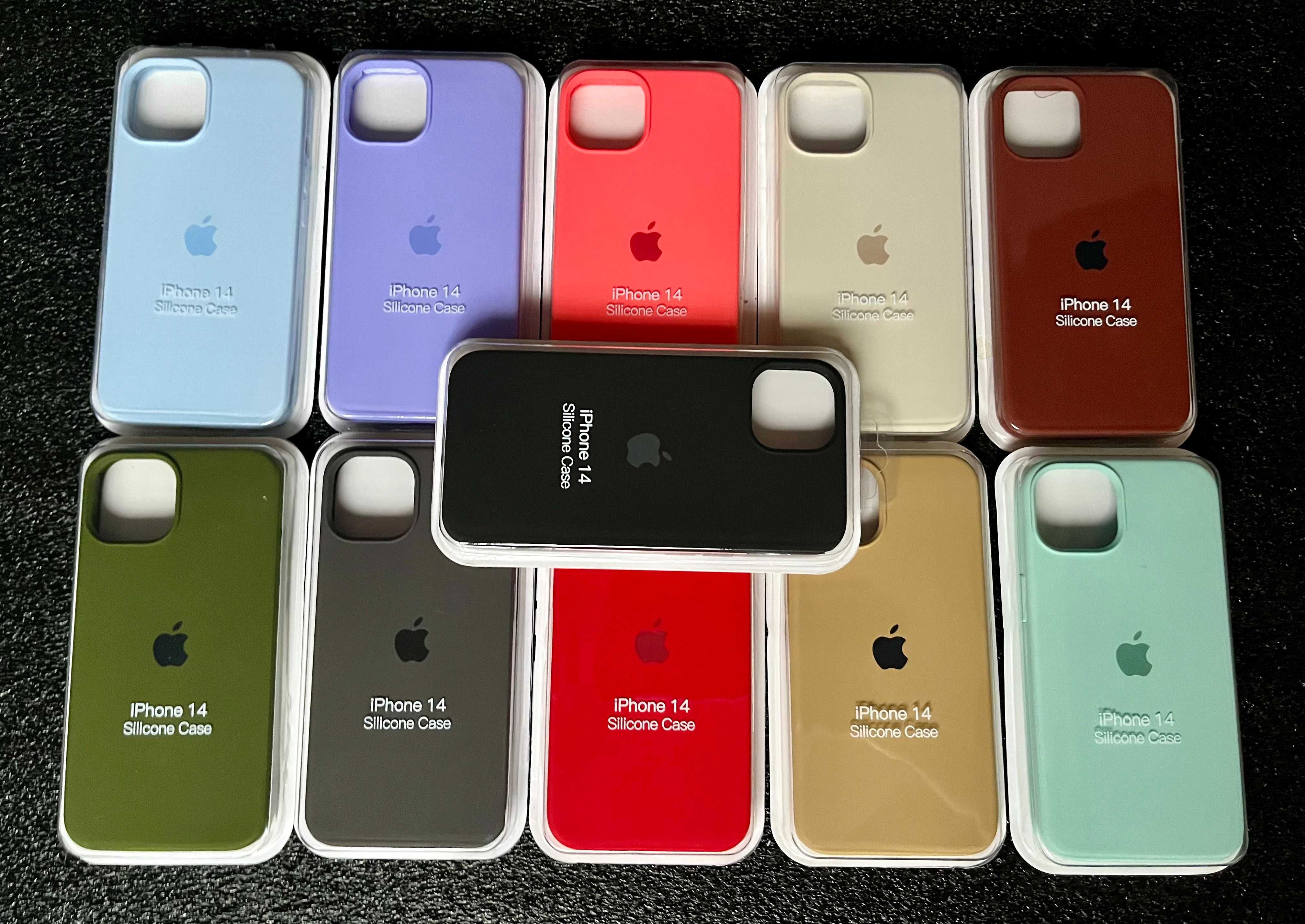 Capas iPhone 14 - Silicone - Interior em microfibra - TOP Qualidade
