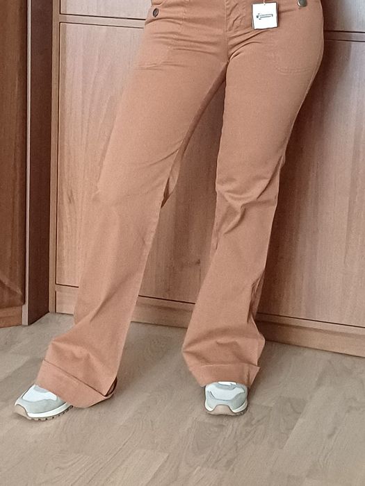 Продаю коричневые джинсы-брюки, 36 евр (44 ukr),  Stradivarius