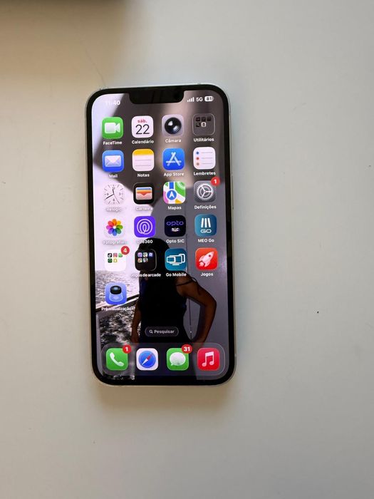 Iphone 13 128gb branco com bateria 86% e 11 meses de garantia apple