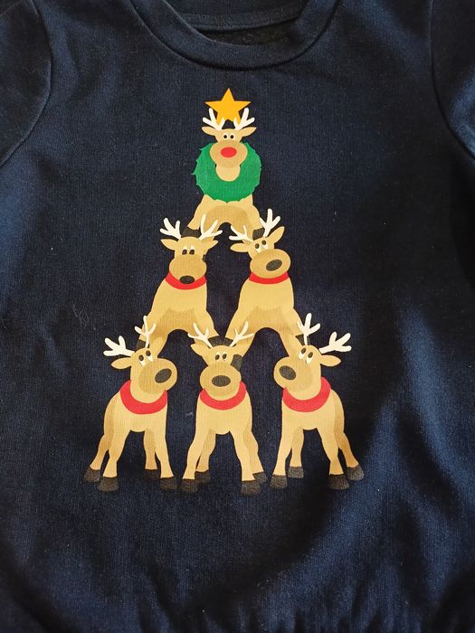 Sweterki unisex 110/116 2szt