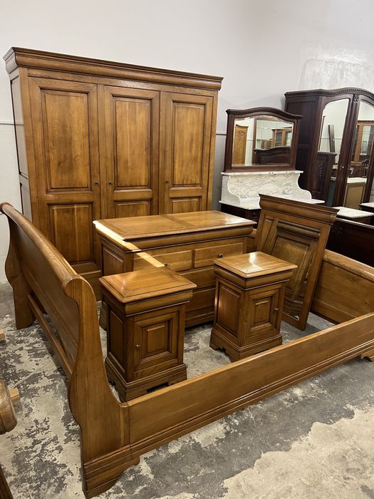 Sypialnia dębowa/Lite drewno/160/200/Raty