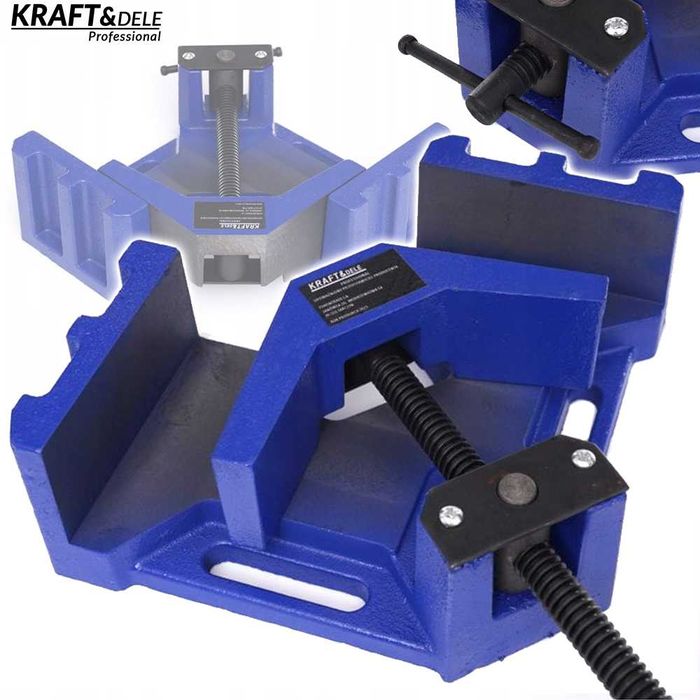 KRAFT&DELE Imadło Kątowe Spawalnicze Stalowe Precyzyjne 100 mm KD1176