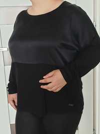 Bluzka tunika Tuzzi czarna r.48 j.nowa biust 130 do 145