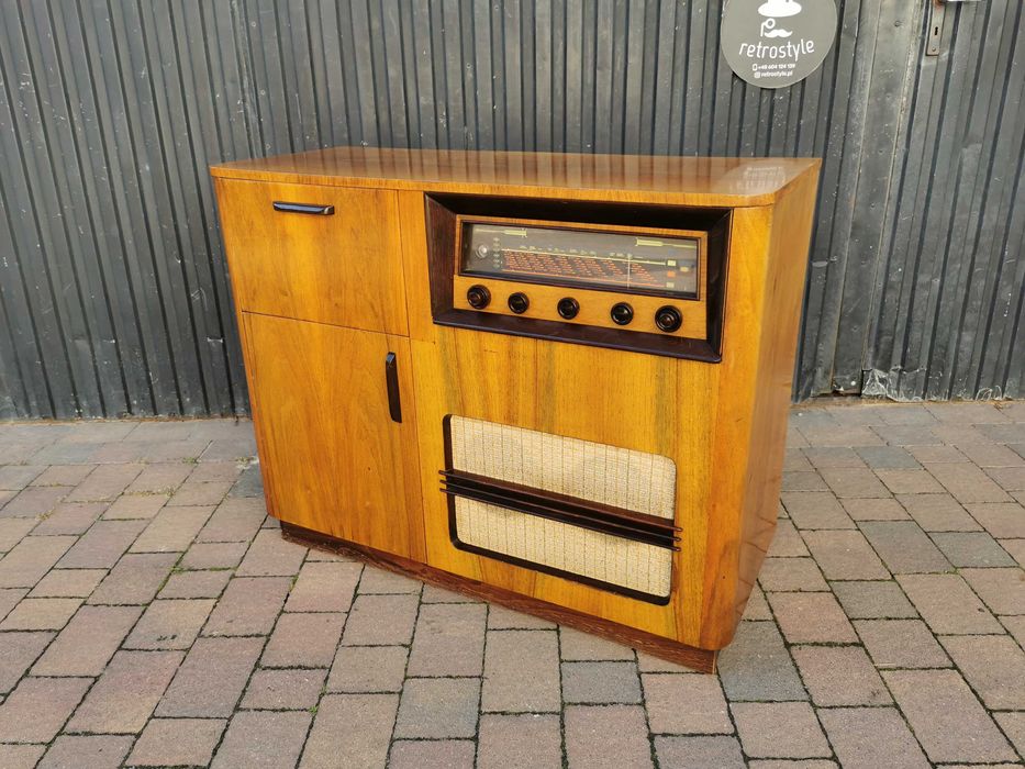 Radio- gramofon SUPRAPHON LE57, Czechosłowacja '50, Prl, RETRO