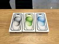 Nowy Apple iPhone 15 128GB Czarny Żółty Zielony Niebieski GW12m Sklep