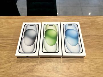 Nowy Apple iPhone 15 128GB Czarny Żółty Zielony GW12m Sklep