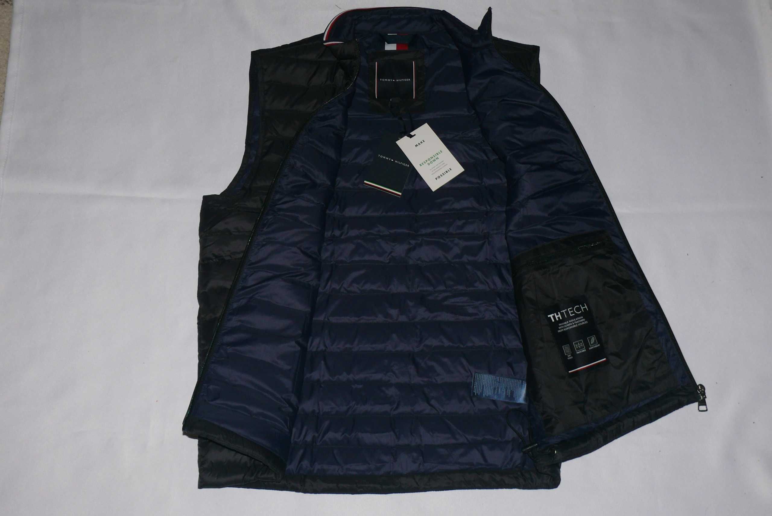 Oryginalny bezrękawnik Tommy Hilfiger kamizelka  MW0MW12719 roz. XL